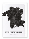 Worcestershire cutout (Pack of 8 cards)