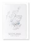 Scotland cutout (Pack of 8 cards)