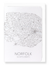 Norfolk cutout (Pack of 8 cards)