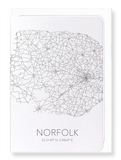 Norfolk cutout (Pack of 8 cards)