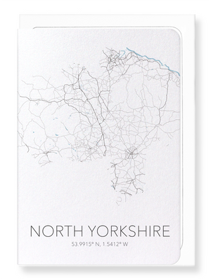 North Yorkshire cutout (Pack of 8 cards)