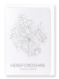 Herefordshire cutout (Pack of 8 cards)