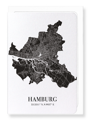 Hamburg cutout (Pack of 8 cards)