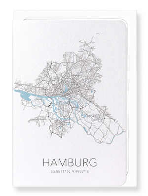 Hamburg cutout (Pack of 8 cards)