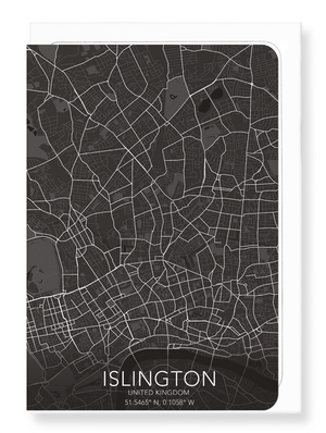 Islington full map (Pack of 8 cards)