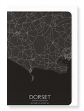 Dorset full map (Pack of 8 cards)