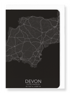 Devon full map (Pack of 8 cards)