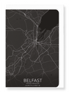 Belfast full map (Pack of 8 cards)