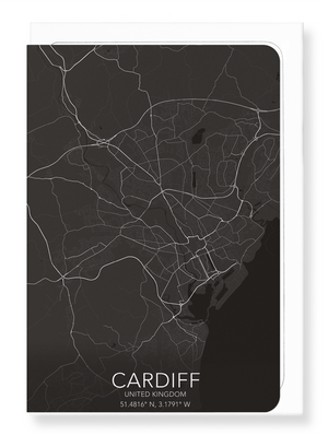 Cardiff full map (Pack of 8 cards)