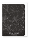 St. Albans full map (Pack of 8 cards)