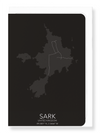 Sark full map (Pack of 8 cards)