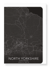 North Yorkshire full map (Pack of 8 cards)