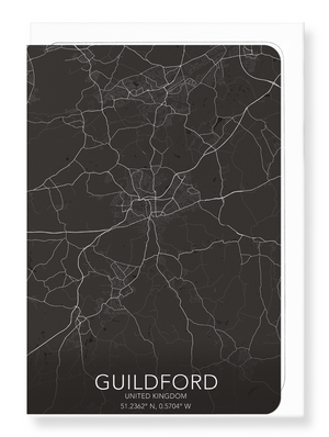 Guildford full map (Pack of 8 cards)