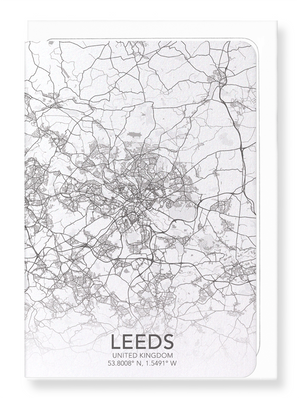 Leeds full map (Pack of 8 cards)