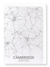 Cambridge full map (Pack of 8 cards)