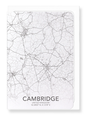 Cambridge full map (Pack of 8 cards)