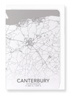 Canterbury full map (Pack of 8 cards)