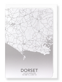 Dorset full map (Pack of 8 cards)