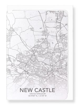 Newcastle full map (Pack of 8 cards)