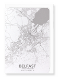 Belfast full map (Pack of 8 cards)