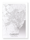 Cardiff full map (Pack of 8 cards)