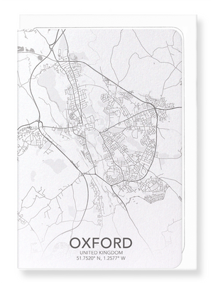 Oxford full map (Pack of 8 cards)