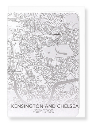 Royal Borough of Kensington and Chelsea full map (Pack of 8 cards)