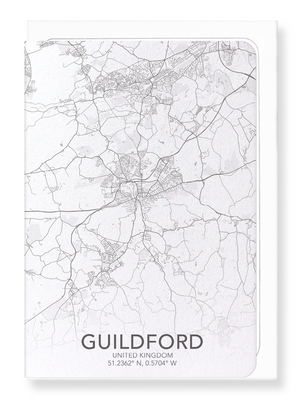 Guildford full map (Pack of 8 cards)