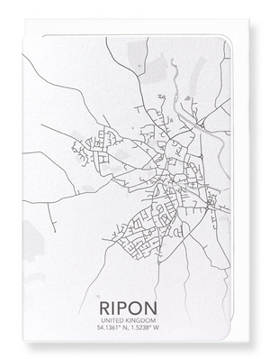 Ripon full map (Pack of 8 cards)