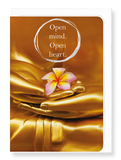 Ezen Designs - Flower and buddha - Greeting Card - Front