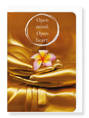 Ezen Designs - Flower and buddha - Greeting Card - Front