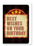 Ezen Designs - Movie birthday wishes - Greeting Card - Front