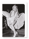 Ezen Designs - Marilyn's flying skirt - Greeting Card - Front