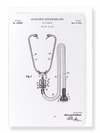 Ezen Designs - Patent of stethoscope (1945) - Greeting Card - Front