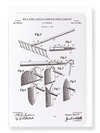 Ezen Designs - Patent of garden implement (1904) - Greeting Card - Front