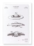 Ezen Designs - Patent of flying disc (1980) - Greeting Card - Front