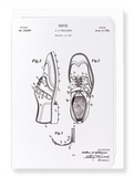 Ezen Designs - Patent of golf shoes (1930) - Greeting Card - Front