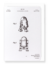 Ezen Designs - Patent of R2-D2 (1979) - Greeting Card - Front