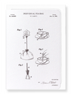 Ezen Designs - Patent of individual tea bag (1928) - Greeting Card - Front