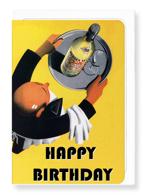 Ezen Designs - Birthday waiter - Greeting Card - Front