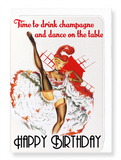 Ezen Designs - Can can birthday - Greeting Card - Front