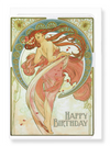 Ezen Designs - Salon des cent - Greeting Card - Front