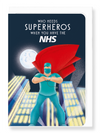 Ezen Designs - NHS Superhero - Greeting Card - Front