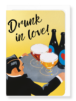 Ezen Designs - Drunk in love - Greeting Card - Front