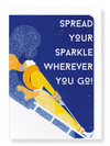 Ezen Designs - Spread your sparkle - Greeting Card - Front