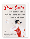 Ezen Designs - Fat bank balance please - Greeting Card - Front