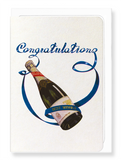 Ezen Designs - Champagne congratulations - Greeting Card - Front