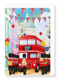 Ezen Designs - British street party - Greeting Card - Front