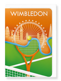 Ezen Designs - Wimbledon tennis - Greeting Card - Front