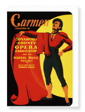 Ezen Designs - Carmen poster (1939) - Greeting Card - Front